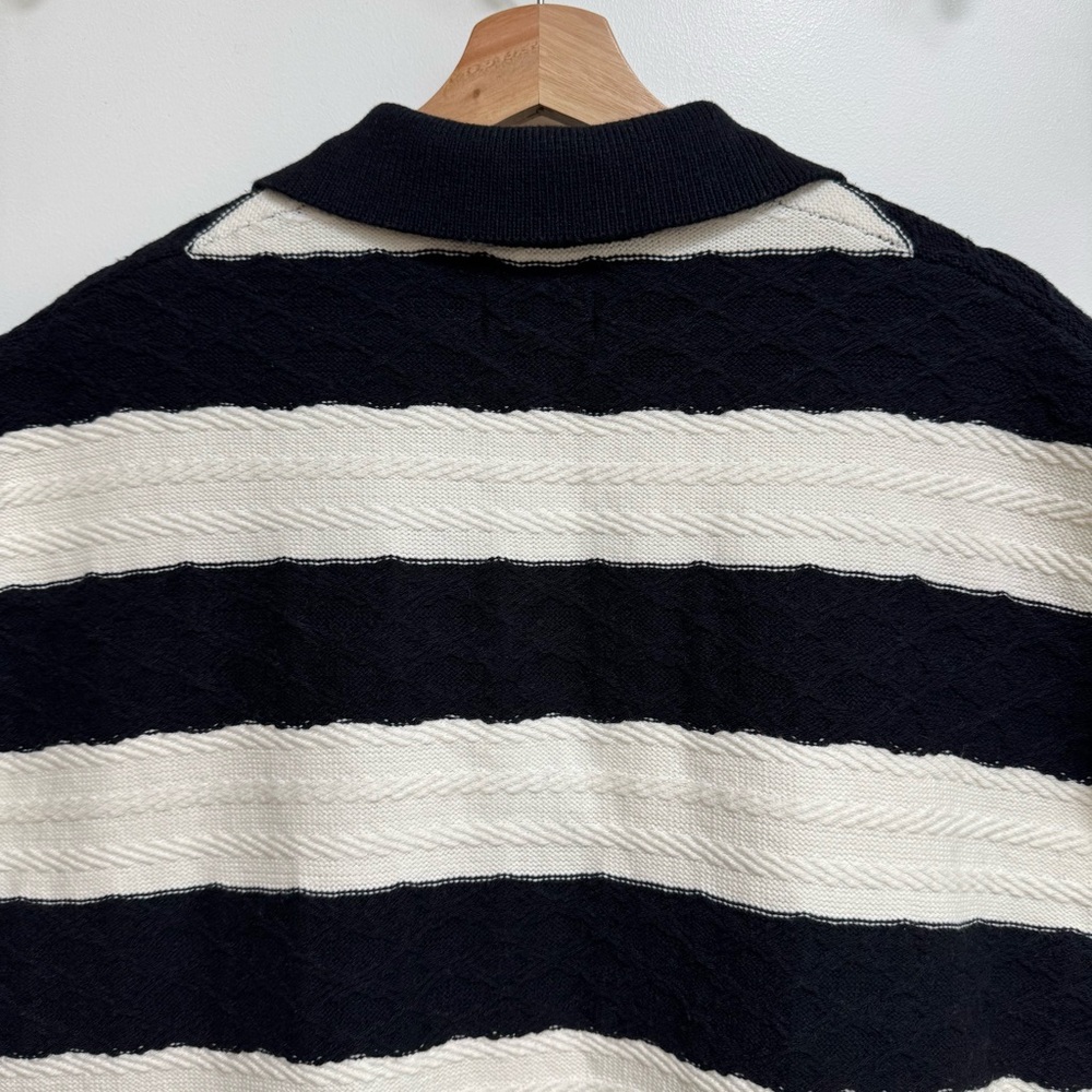 Maeve by Anthropologie Oversized Textured Collared Muscle Sweater Vest XS - Picture 7 of 13